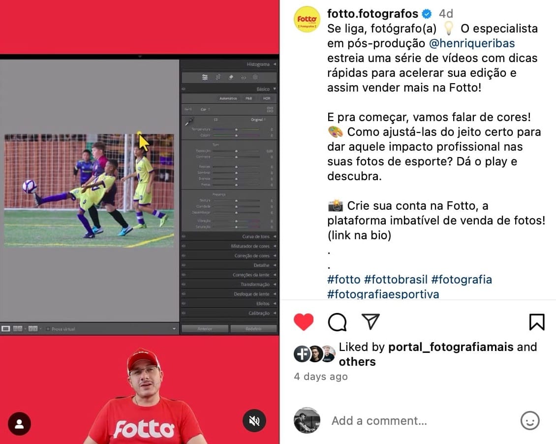Fotto lança série de 7 vídeos curtos com segredos rápidos do Lightroom